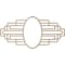Ekena Millwork Elizabeth Wood Fretwork Pierced Ceiling Medallion, Red Oak, 38"W x 19"H x 10 1/2"IW x 18"IH x 1/4"T CMWP38X19X0250EBRO - alternate 5